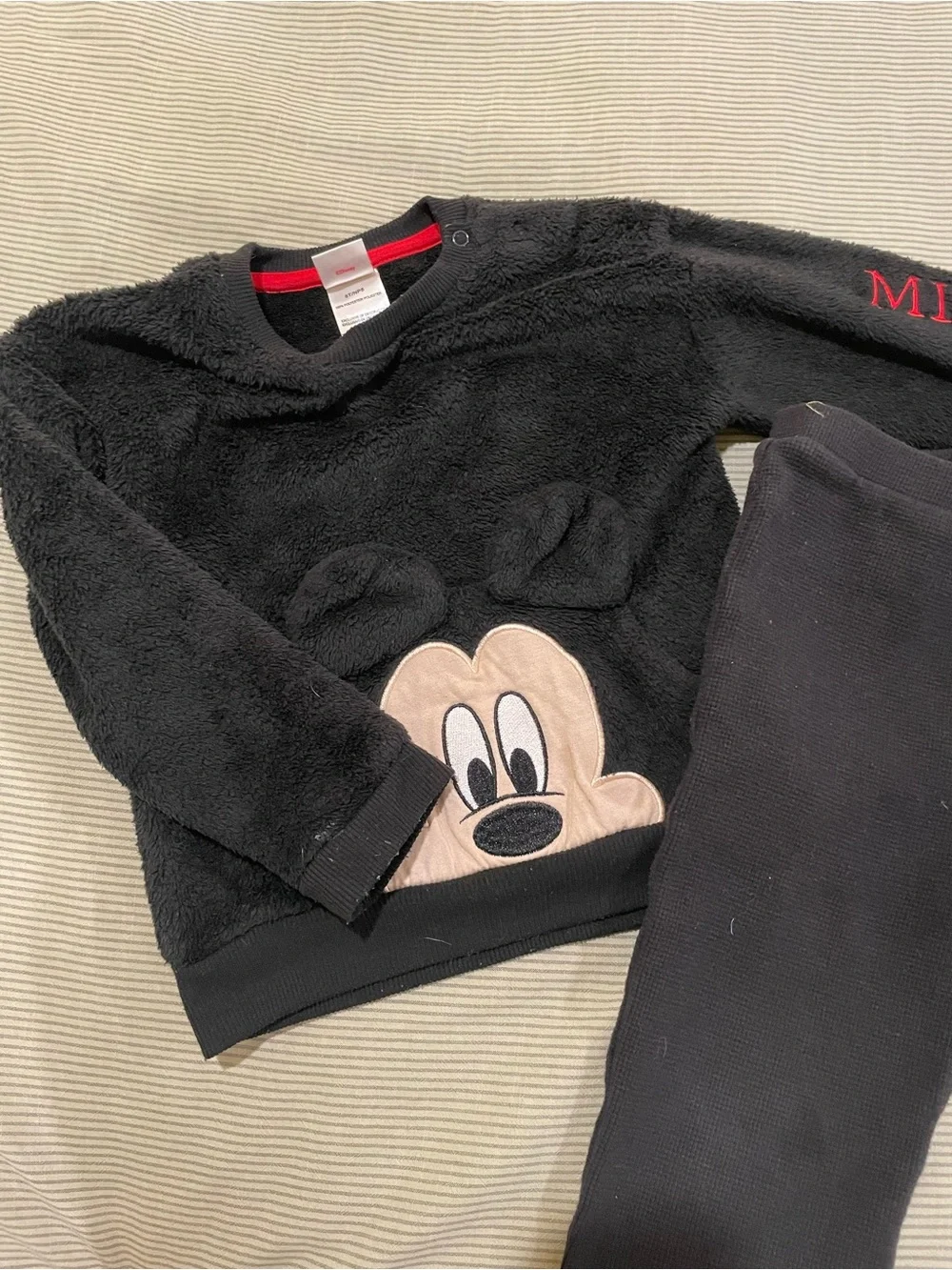 Carter's Mickey Mouse Hooded Sweatshirt Set in Black, Tan, Brown, Blue, Yellow